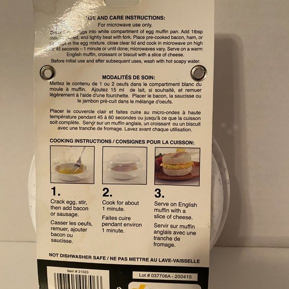 Microwave Egg Muffin Pan - Picture 2 of 2